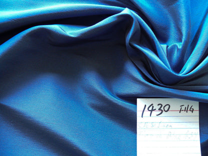 HIGH END Silk Linen Upholstery Fabric American Silk Mills Adare Flemish BLUE -By the yard