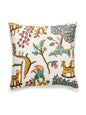 Scalamandre Fables - Crewel 22 X 22 - Blue / Multi Decorative Pillow