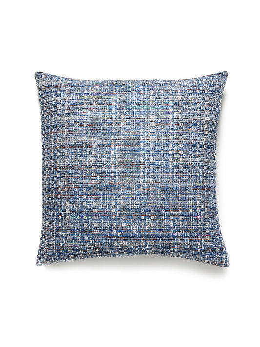 Old World Weavers Faye 22 X 22 - Blue Wood Decorative Pillow