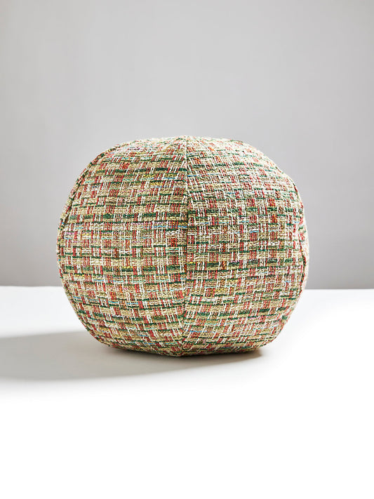 Old World Weavers Faye 12 DIA - Olive Coral Decorative Pillow