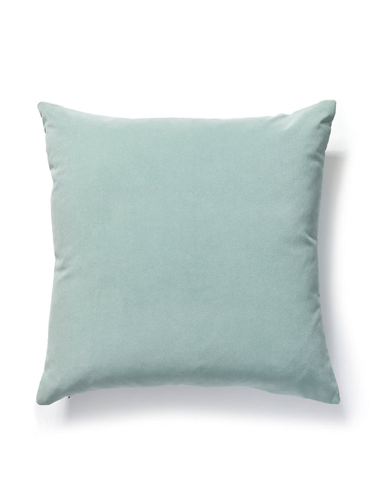 Scalamandre Richmond Velvet 22 X 22 - Wedgwood Decorative Pillow