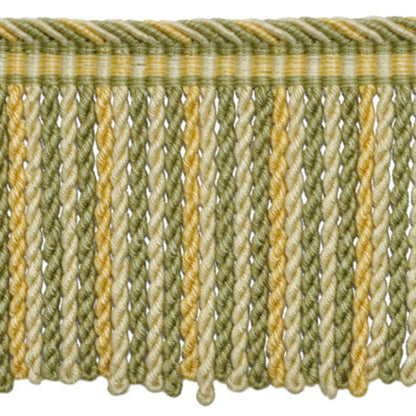 Special Order Brunschwig &amp; Fils Frange Torse Fringe 5in - Rambouillet Yellow Cream Green Viscose MSRP USD136/y