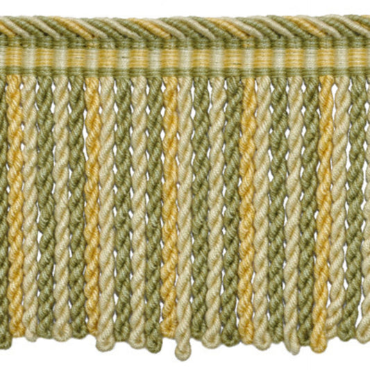 Special Order Brunschwig &amp; Fils Frange Torse Fringe 5in - Rambouillet Yellow Cream Green Viscose MSRP USD136/y