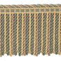 Special Order Brunschwig &amp; Fils Frange Torse Fringe 5in - Royan Green Grey Yellow Viscose MSRP USD136/y