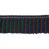 Special Order Brunschwig &amp; Fils Reve De Papillon 2 3/4 In Long Fring - Blue Purple Silk Cotton MSRP USD254/y