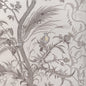 Brunschwig &amp; Fils Bird &amp; Thistle Print Grey - by the yard MSRP USD316/y