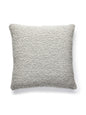 Scalamandre Mouton Boucle 22 X 22 - Silver Decorative Pillow