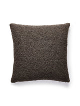 Scalamandre Mouton Boucle 22 X 22 - Ash Brown Decorative Pillow
