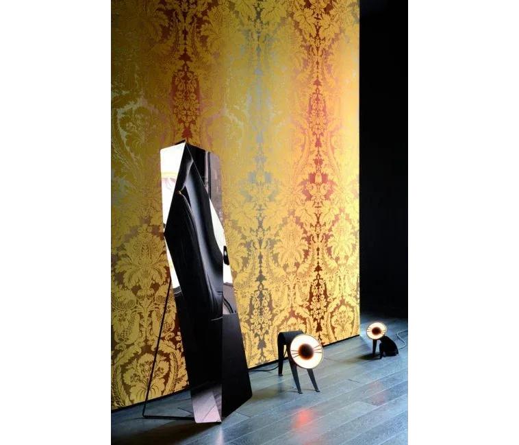 Bty Scalamandre Caribu Damask Green/taupe/red Silk Renaissance MSRP USD 184/Y