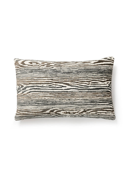Scalamandre Muir Woods 14 X 22 - Graphite Decorative Pillow