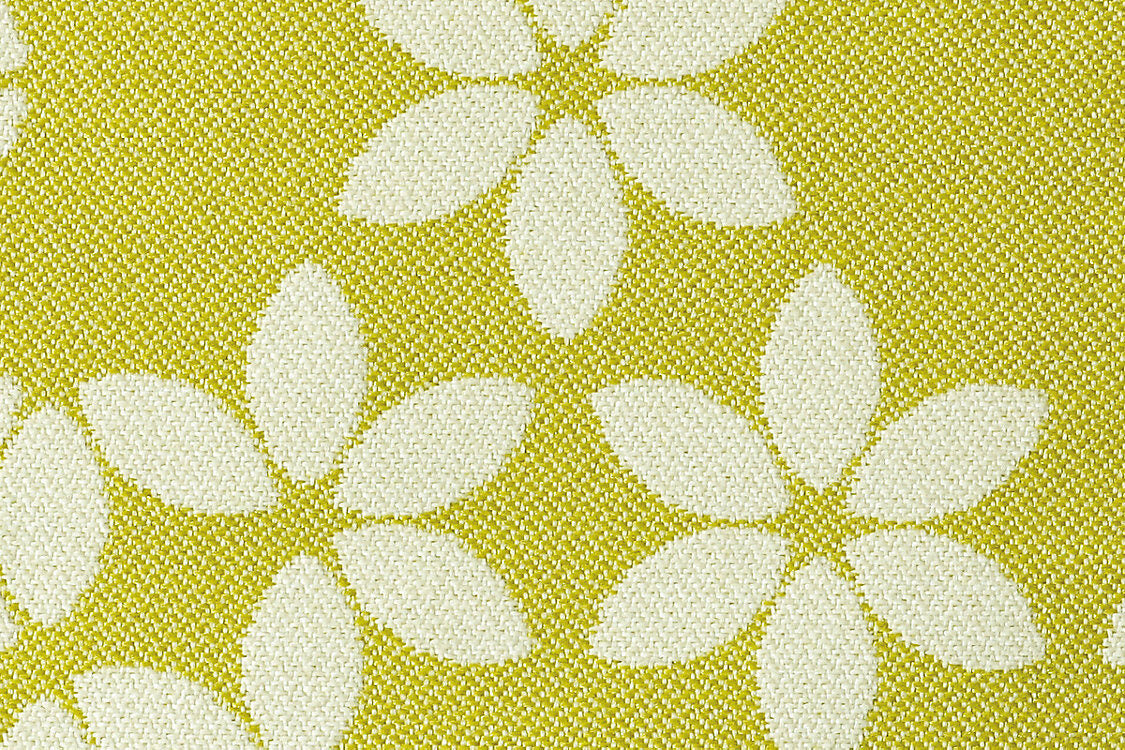 Special Order Scalamandre Sonnen Pause Green Apple White Reversible Ivory Floral Geometric MSRP USD284/y