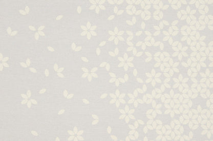 Special Order Scalamandre Sonnen Pause Silver Gray White Reversible Ivory Floral Geometric MSRP USD284/y