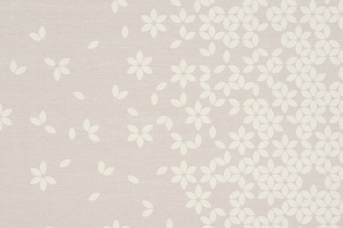 Special Order Scalamandre Sonnen Pause Ivory Cream White Reversible Ivory Floral Geometric MSRP USD284/y