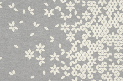 Special Order Scalamandre Sonnen Pause Shadow Dark Gray White Reversible Ivory Floral Geometric MSRP USD284/y