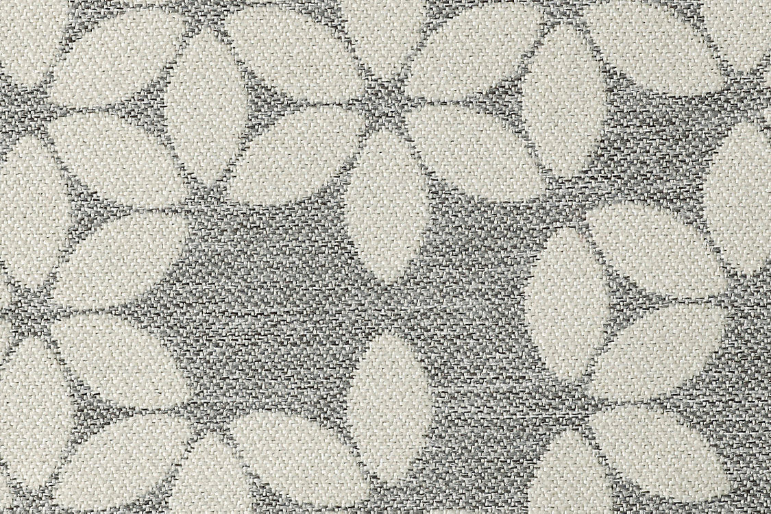 Special Order Scalamandre Sonnen Pause Shadow Dark Gray White Reversible Ivory Floral Geometric MSRP USD284/y