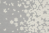 Special Order Scalamandre Sonnen Pause Shadow Dark Gray White Reversible Ivory Floral Geometric MSRP USD284/y