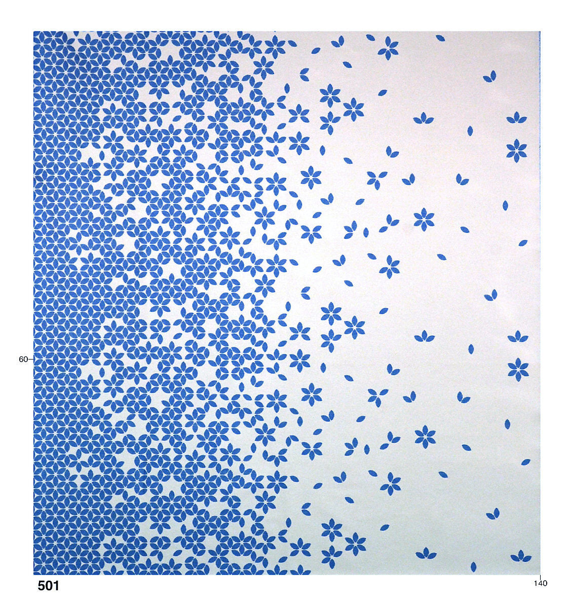 Special Order Scalamandre Sonnen Pause Caribbean Blue White Reversible Ivory Floral Geometric MSRP USD284/y