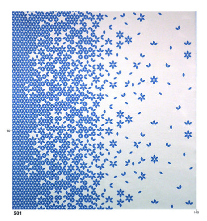 Special Order Scalamandre Sonnen Pause Caribbean Blue White Reversible Ivory Floral Geometric MSRP USD284/y