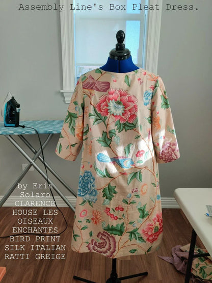 Clarence House Les Oiseaux Enchantes Bird Ratti Silk Italian Peach Pink MSRP USD 642/Y