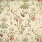 Scalamandre La Perouse Multi on Ivory Jacobean Floral Cotton Fabric - Ivory - Special Order