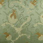 Special Order Scalamandre Colony Fabric Vivaldi Gold and Linen on Jade Botanical Foliage MSRP USD640/y