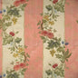 Scalamandre Colony Villa Lante Stripe Multi on Rose Renaissance Classic MSRP USD 578/y