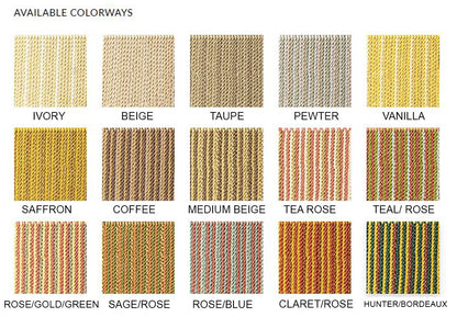 Scalamandre Safari Bullion Fringe B Hunter Bordeaux Green Yellow Red 100% Viscose MSRP USD308/y