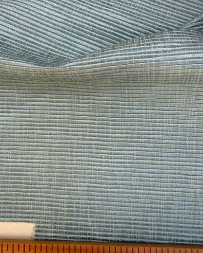 Royal Ottoman Silk Cotton Ottoman Blue Sky Horizon Special Order