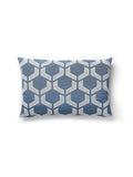 Old World Weavers Craquele 14 X 22 - Blue Storm Decorative Pillow