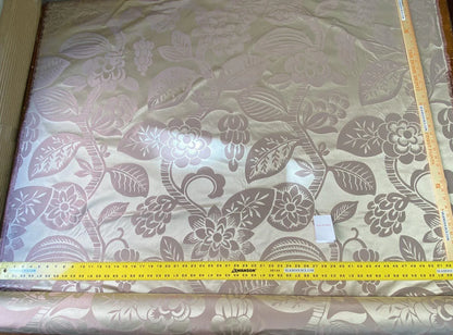 Old World Weavers 100% Silk Damask Carlsten Lilac MSRP USD 278/Y