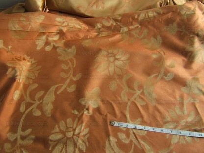 Osborne &amp; Little 100%silk Satin Peach Cantalop