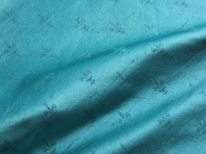 Scalamandre 100%silk Fleur De Lys Satin Damask