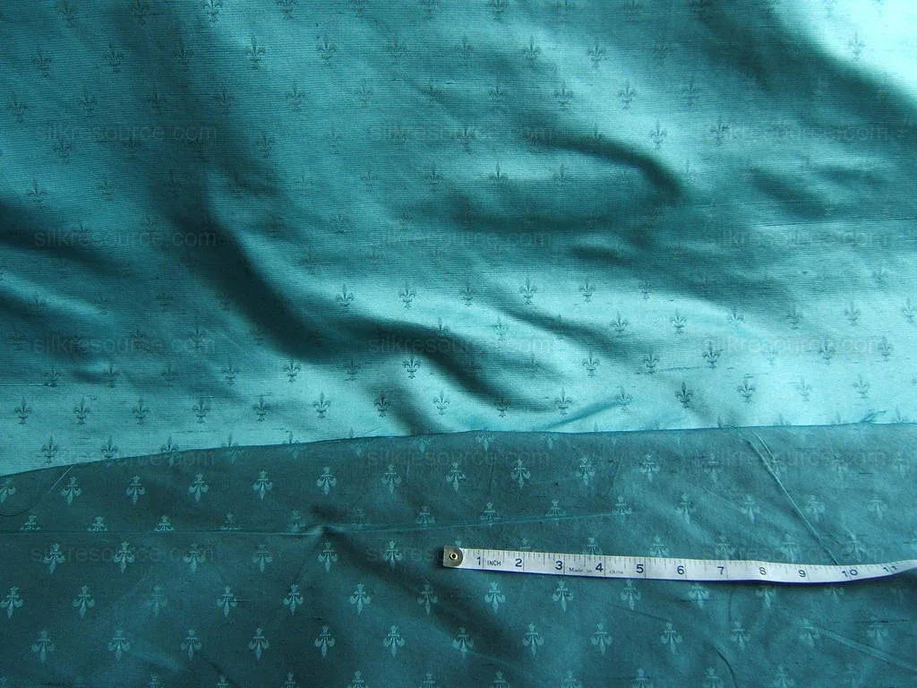 Scalamandre 100%silk Fleur De Lys Satin Damask