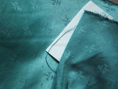 Scalamandre 100%silk Fleur De Lys Satin Damask