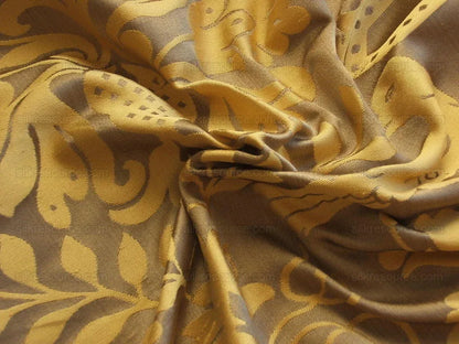 Special Order By yard Scalamandre 100%silk Love Bird Chocolate and Gold MSRP USD 748/Y