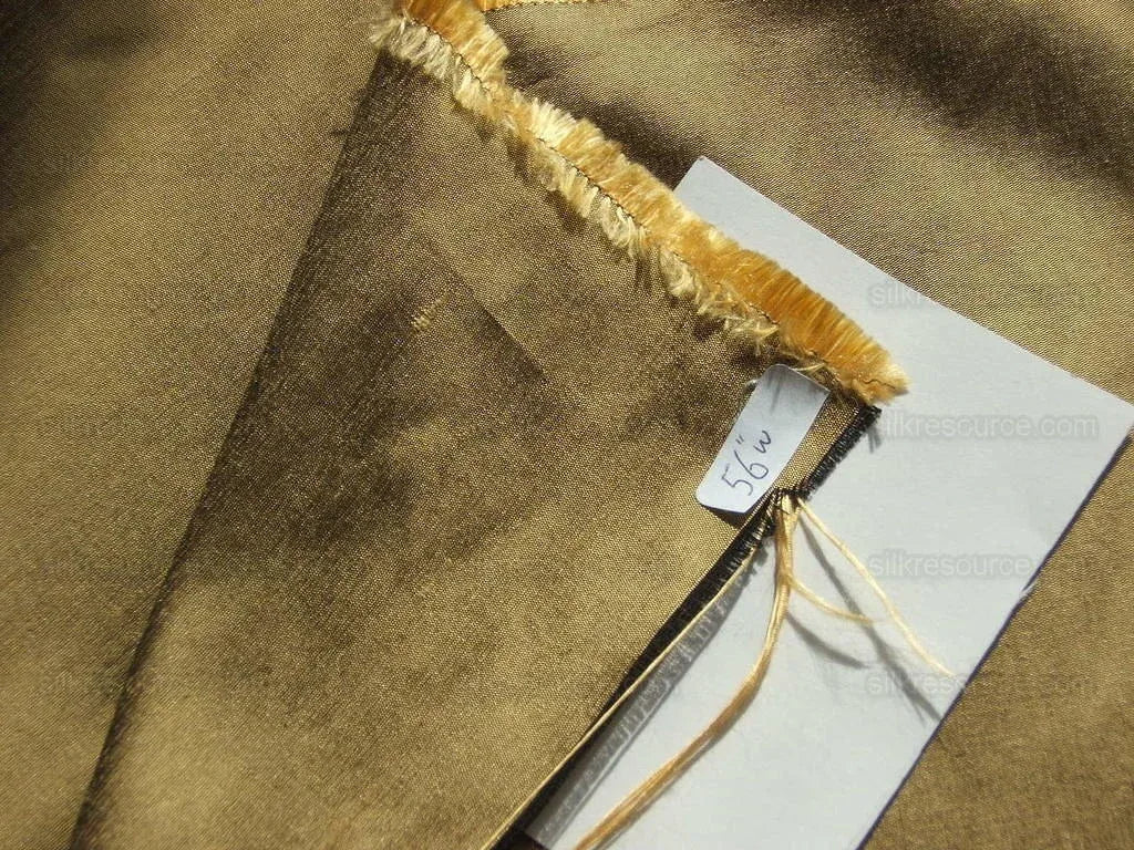 Scalamandre 100%silk Gold &amp; Black Heavy