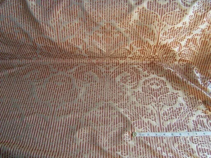 Scalamandre100%silk "colette" Copper And Ivory