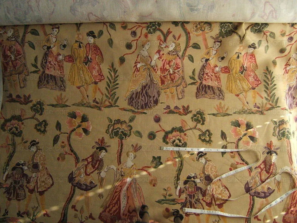 Clarence House "vieille Flandre" Print Linen