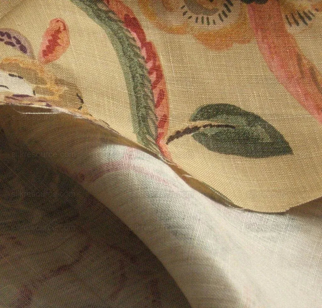 Clarence House "vieille Flandre" Print Linen