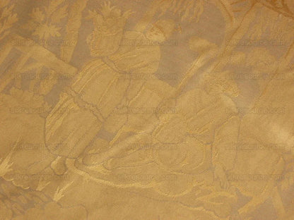 Koplavitch&amp;Zimmer" Silk Oriental Toile Antique Gold
