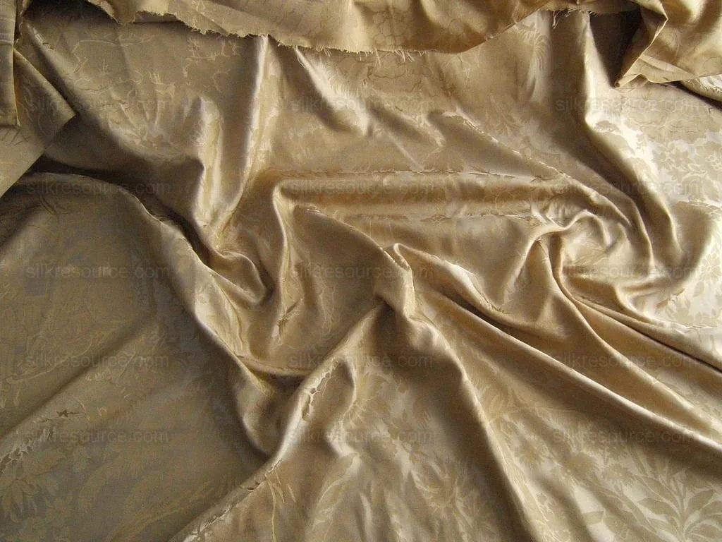 Koplavitch&amp;Zimmer" Silk Oriental Toile Antique Gold