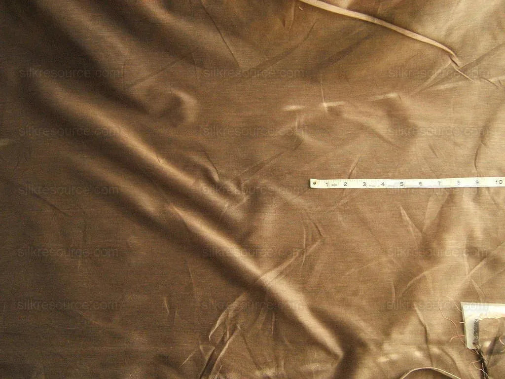 Scalamandre Old World Weavers Silky Viscose Sheer Iridescent Earth Smoke