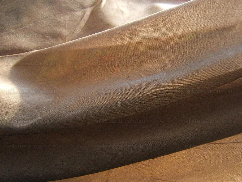 Scalamandre Old World Weavers Silky Viscose Sheer Iridescent Earth Smoke