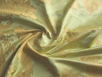 Scalamandre Yang Tze Chinoisery Silk Toile Pea Celadon MSRP USD 259/