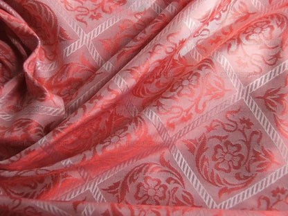 Baranzelli/scalamandre Lachenel 100% Silk Pink Lampas
