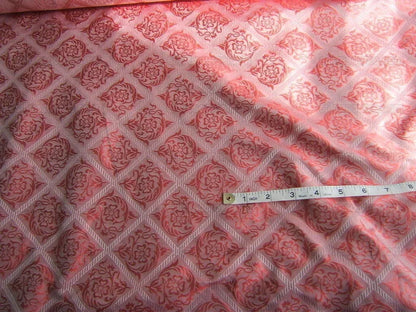 Baranzelli/scalamandre Lachenel 100% Silk Pink Lampas