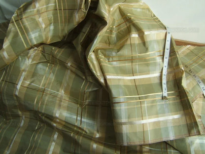 Kravet 100%silk "garden" Pea Light pistachio And Gold Green