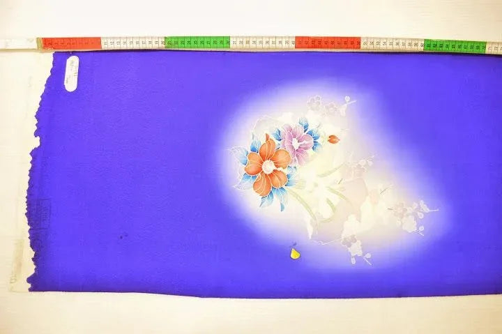 UN-USED SILK TSUKESAGE BOLT Chrysanthemum Clematis 12m x 37cm 