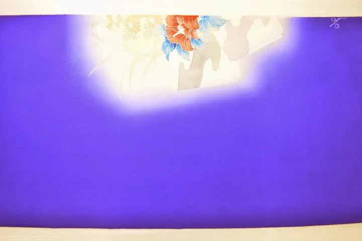 UN-USED SILK TSUKESAGE BOLT Chrysanthemum Clematis 12m x 37cm 