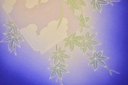 UN-USED SILK TSUKESAGE BOLT Chrysanthemum Clematis 12m x 37cm 